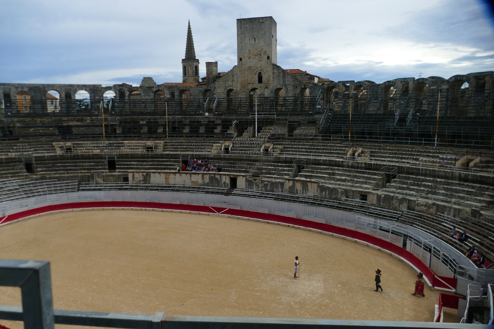 Amphithéâtre d'Arles - combat des gladiateurs